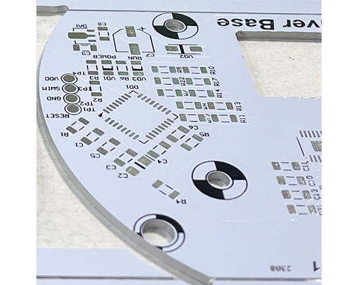 Single sided aluminum substrate circuit board