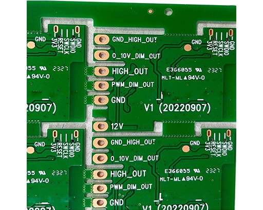 LED power board double-sided fiberglass board circuit board